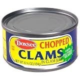 Doxsee Chopped Clams in Clam Juice, 6.5-Ounce Cans (Pack of 12)