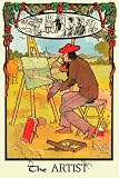 Art Poster, The Artist - 18.75 x 27.5