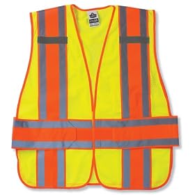 Glowear 8240HL Class 2 Two-Tone Expandable Vest, Lime, XL 2XL by Ergodyne