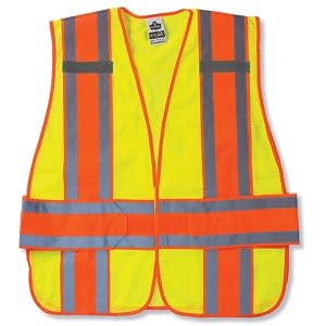 Click here to buy Glowear 8240HL Class 2 Two-Tone Expandable Vest, Lime, XL 2XL by Ergodyne.
