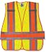 GLoWEAR 8240HL Class 2 Two-Tone Expandable Vest, Lime, XL/2XL