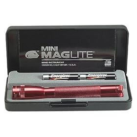Lampe torche Mag Mini Maglite AA ROUGE. NEUF