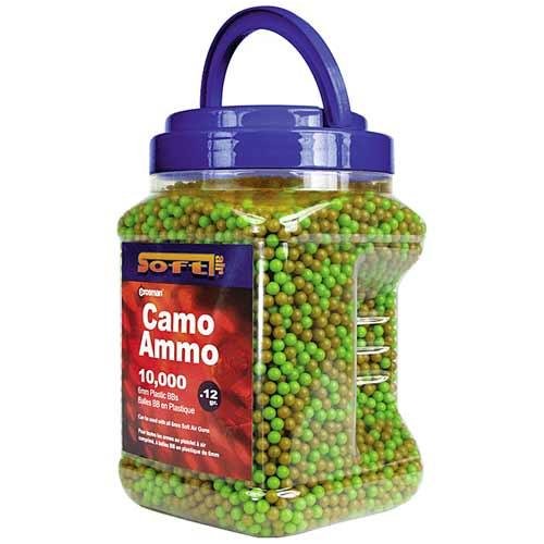 Crosman Softair-10,000 ct. 6mm Bb's-Camo