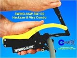 Wire Strippers: SW-130 SWING-SAW Portable Hack Saw & Vise Combo. Square - Cut up to 1-1/2"