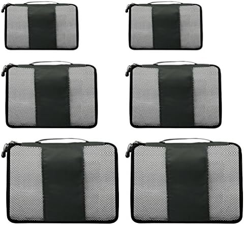 Bag Sito 6 Pcs Packing Cubes Set, Travel Accessories Organizer -Grey