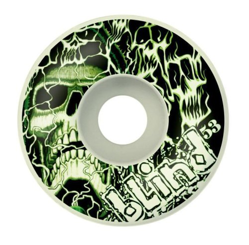 Childrens Toyshop  Sporting Goods : Blind Reaper Haze Glow in The Dark Skateboard Wheels - Set of 4 - 53 mm