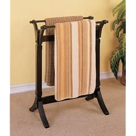 <b>Blanket Rack in Merlot - Powell Furniture - 383-273</b>