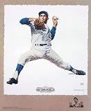 Sandy Koufax Los Angeles Dodgers Lithogaph By Michael Mellett