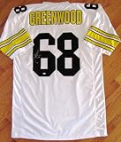L.C. Greenwood Autographed White Jersey - Pittsburgh Steelers - Steel Curtain