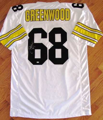 L.C. Greenwood Autographed White Jersey - Pittsburgh Steelers - Steel Curtain