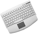 Adesso Mini White PS/2 Keyboard with Glidepoint Touchpad ( ACK-540PW )