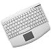 Adesso Mini White PS/2 Keyboard with Glidepoint Touchpad  ( ACK-540PW )