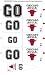 Chicago Bulls Animated 3-D Auto Spin-Flags