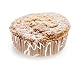 Panificio Premium 3.2 Inch, 4 Ounce Baking Cups: Regular-Ridged Round Paper Baking Cups Perfect for Muffins, Cupcakes or Mini Snacks â€“ Brown Chocolate Wisp Print Design â€“ Disposable - 200ct Box