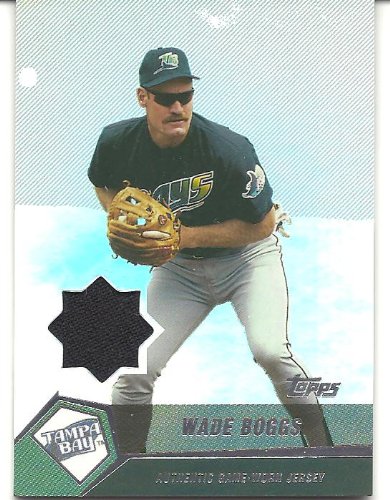Wade Boggs 2004 Topps Clubhouse Relics Jersey Card #WB Tampa Bay Rays