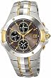 Seiko Coutura Two-Tone Steel Alarm Chronograph Mens Watch SNA548