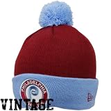 New Era Philadelphia Phillies Maroon-Light Blue Circle Knit Beanie