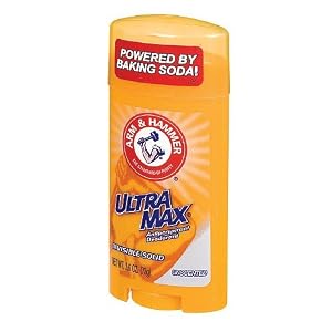 Arm & Hammer Ultra Max Advanced Anti-Perspirant & Deodorant, Invisible Solid, Unscented, Packaging May Vary, 2.6 oz (73.7 g) (Pack of 6)