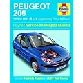 Haynes Garage Quality Car Repair Manual/Book For Peugeot 206 Petrol & Diesel (98 - 01) S to X Including a De-Mister Pad and 1 Car Air Freshner.