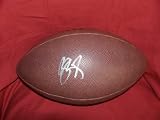 Jordan Shipley Autographed NFL Wilson Composite Football, Cincinnati Bengals, Texas Longhorns, Proof Photo of Jordan Signing for Us.