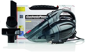 HEYNER CYCLONIC 12V portable car vacuum cleaner hoover with LED lamp