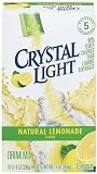 Crystal Light On The Go Natural Lemonade, 10 Count Packets (Pack of 6)