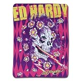 Produkt-Bild: Ed Hardy Decke Fleecedecke "Beautiful Ghost", 10316700
