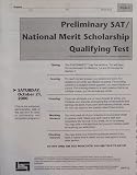 PSAT NMSQT Qualifying Test (Saturday, October 2000)