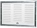 Refrigerator Vent - Louvered Vent Cover with Lock - Metal - 14 X 22