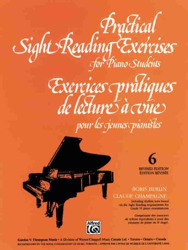 Practical Sight Reading Exercises for Piano Students, Book 6