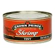Crown Prince Tiny Shrimp;4.25-Ounce Cans (Pack of 12)