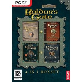 Baldurs Gate 4 in 1 Box Set Game PC