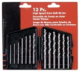 1/6-TO-1/4 HSS TWIST DRILL 13-PIECE SET