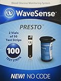 WaveSense Presto Test Strips, 100 Count Box