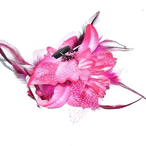 hair flower claw silk clips