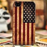 Vintage US American Flag Hard Plastic Case For iPhone 4/4S - Halloween Gift Vintage US American Flag Hard Plastic Case For iPhone 4/4S - Halloween Gift