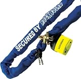 Rock Solid Chain 180 CM and Pad Lock Motorcycle, Motorbike Security