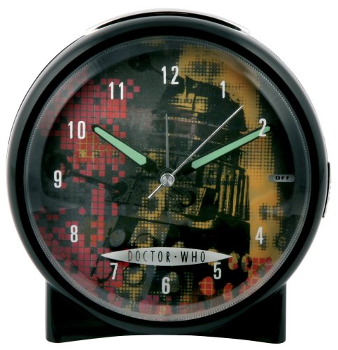 Wesco Dr Who Tardis Lenticular Bedside Alarm Clock Picture