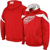 NHL Youth Detroit Red Wings Center Ice Momentum Hoodie - R58Nheee (Red, Medium)
