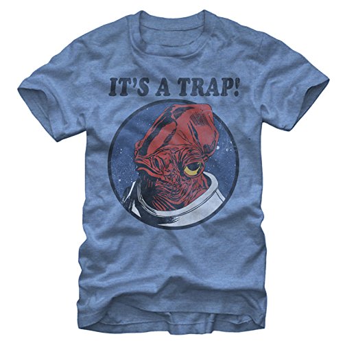 Star Wars It's a Trap Admiral Ackbar Mens Graphic T Shirt