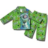Toy Story's "Buzz Lightyear - Defender of the Galaxy" 2 pc Flannel, coat-style pajamas for toddlers