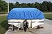 VORTEX HEAVY DUTY VHULL FISH SKI RUNABOUT COVER FOR 17 18 19' BOAT, BEST AVAILABLE COVER BLUE