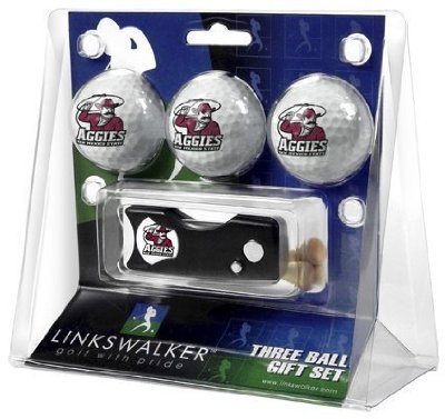 New Mexico Lobos 3 Golf Ball Gift Pack W/ Spring Action Tool - Ncaa College Athletics