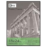 DAX Coloredge Poster Frame With Plexiglas Window 18 X 24 Clear Face/Black B ....
