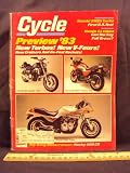 1982 82 December CYCLE Magazine (Features: Road Test on Suzuki XN85 Turbo and Husqvarna 500 CR, + Preview 83 - Best of The New Models)