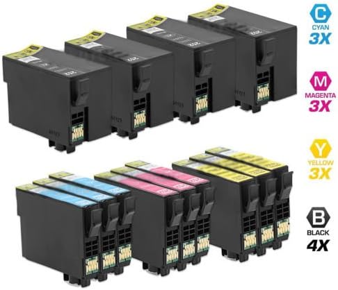 Inkforever 13 Pack T252xl Ink Cartridges for Epson Workforce Wf-3620, Workforce Wf-3640, Workforce Wf-7610, Workforce Wf-7620, T252xl-t2524