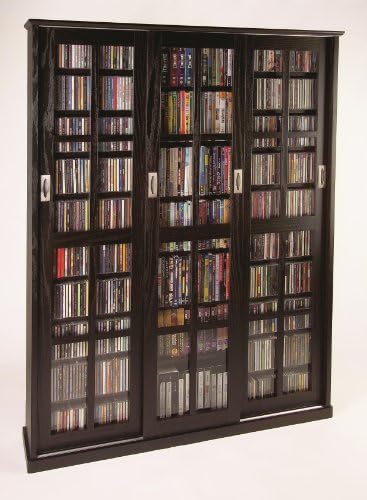 Leslie Dame Multimedia Wall Cabinet Espresso