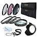 52mm Pro Macro Photography Kit Includes: 4pc Close-Up Macro Filter Set + 3pc. Filter Kit + More for Nikon Df, D7100, D7000, D5300 D5200 D3300 D5100 D3200 D3100, D800, D700, D600 D610 D300S D90, P600