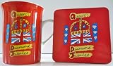 Diamond Jubilee H.M. QUEEN ELIZABETH II 1952 - 2012 Souvenir Mug & Coaster Set With the Blue Peter's Winning Design