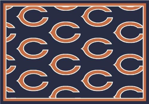 Miliken & Company Chicago Bears 5-Ft. 4-In. x 7-Ft. 8-In. Repeat Area Rug